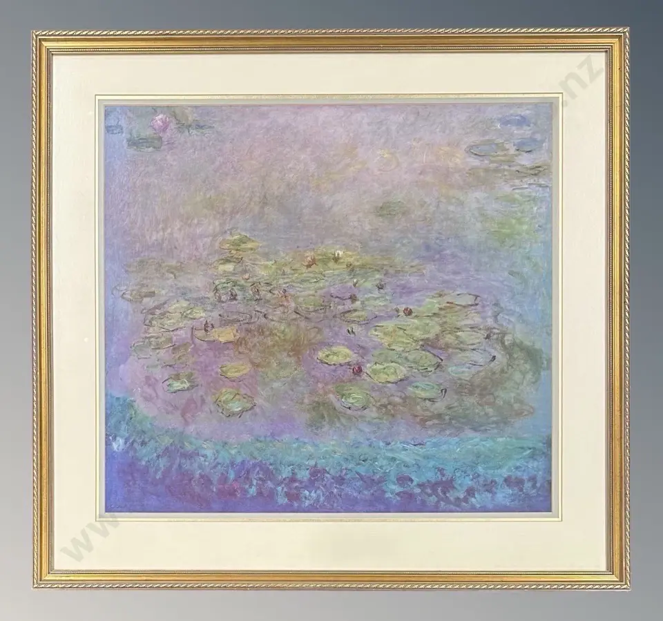 Claude Monet - Water Lilies, print on paper, 620x690mm  Image 1++