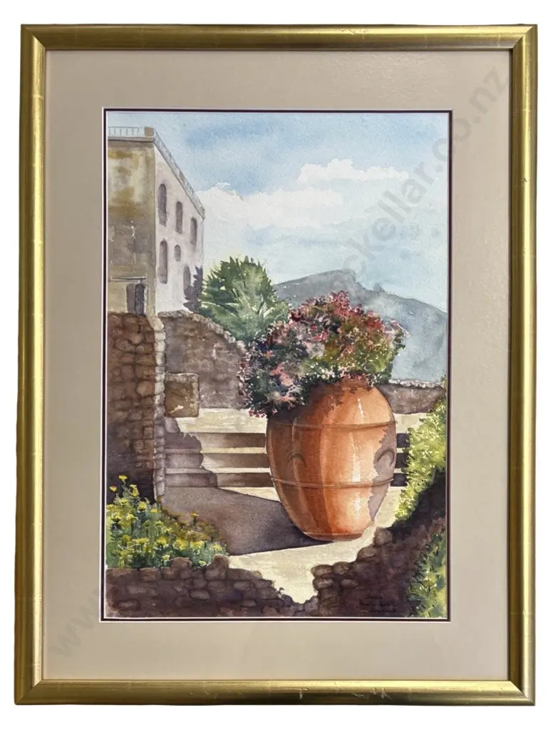 Jane Clark - Ravello, Italy, 2001, watercolour on paper, 550x370mm Image 1++