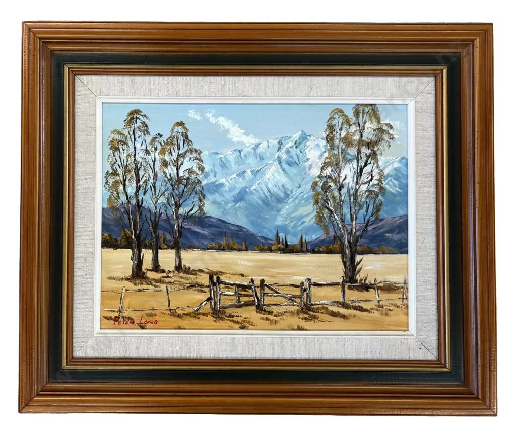 Peter Long - Peel Forest, South Canterbury, oil on board,  290x390mm Image 1++