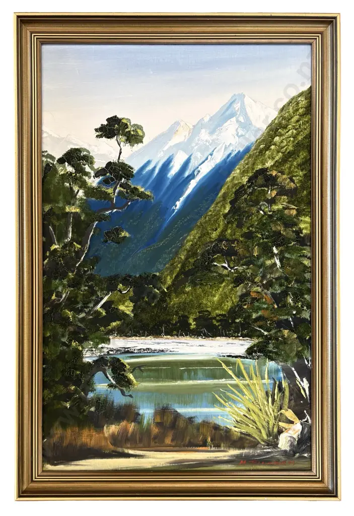 Michael Finnerty - Westland, oil on board,  700x440mm Image 1++