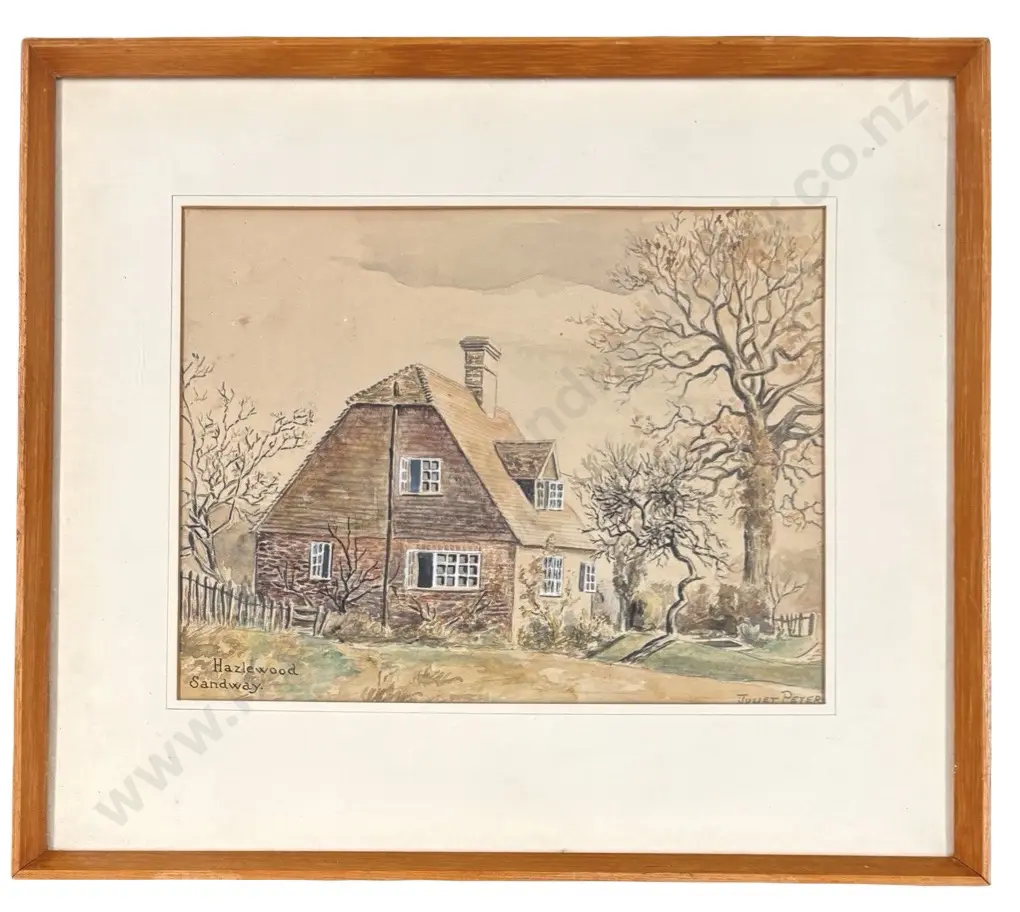 Juliet Peter, Hazlewood, Sandway, watercolour on paper, 180x230mm Image 1++