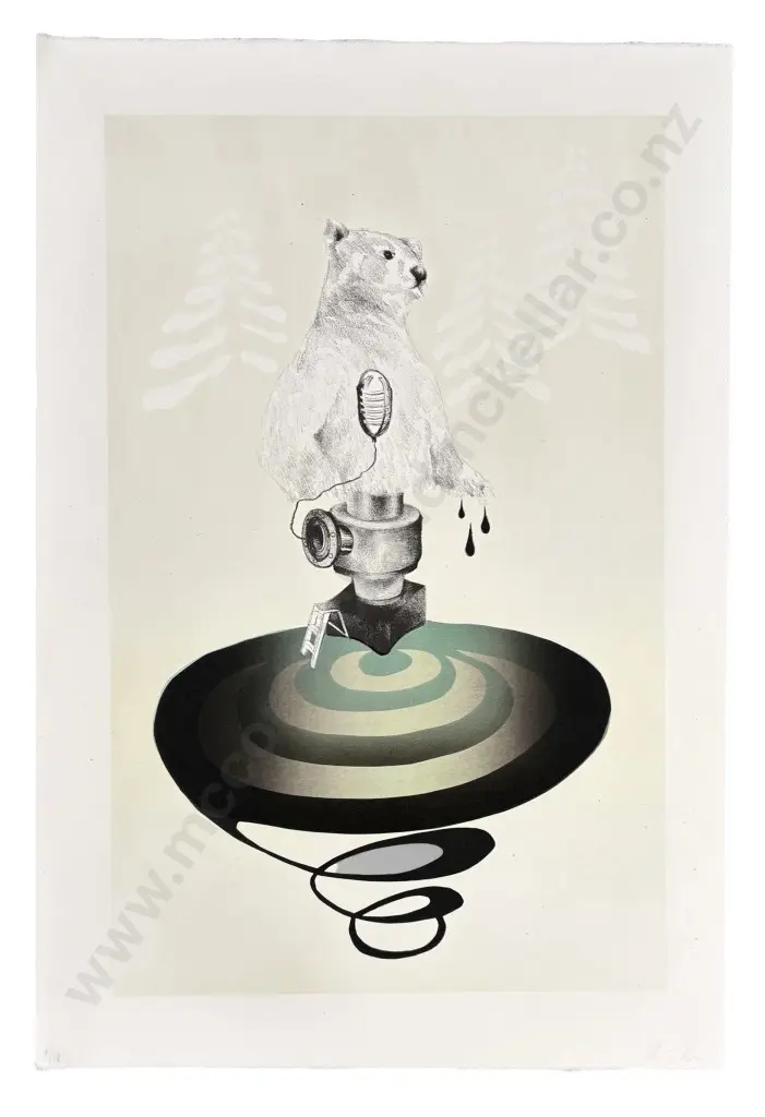 Ashley Nason - Untitled, edition 9/18 work on paper (unframed) 565x380mm Image 1++