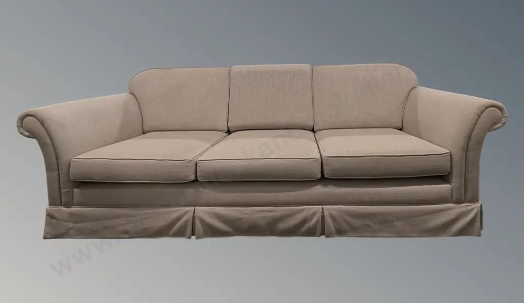 Warwick Linen 3 Seater Sofa and 2 Arm Chairs, Sofa L220cm Image 1++