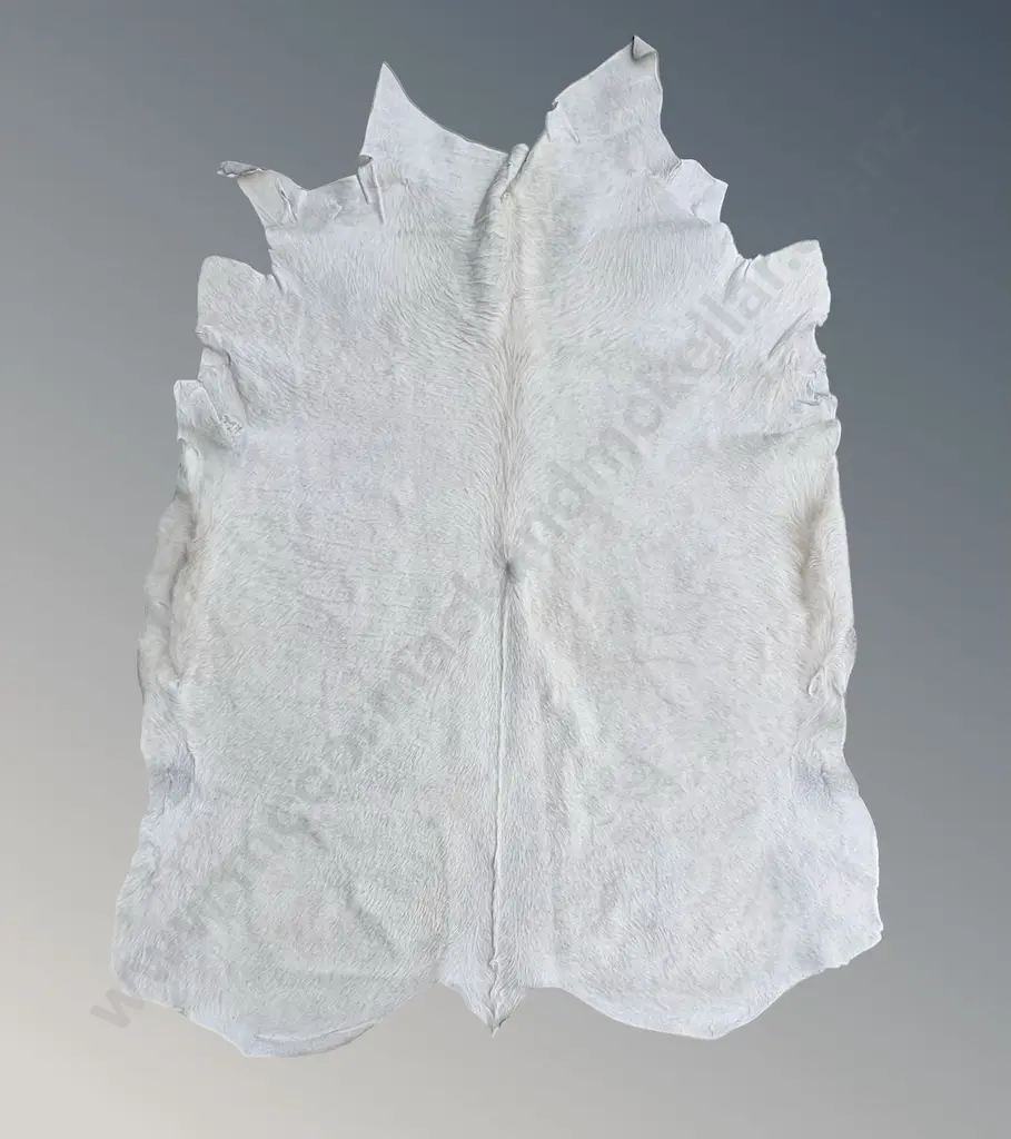 Cream Cow Hide Rug, L157cm Image 1++