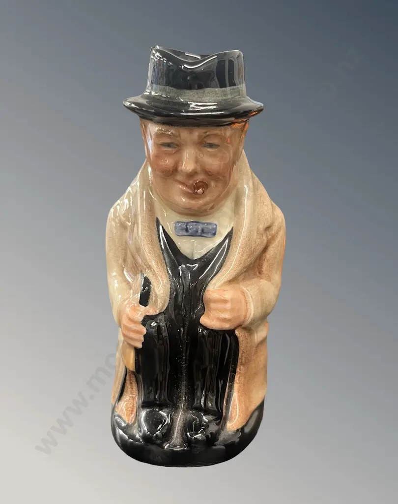 Royal Doulton Character Jug 'Winston Churchill' H9cm Image 1++