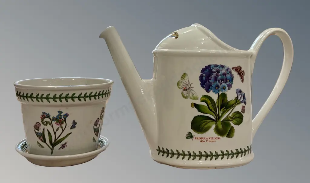 Portmeirion Botanic Garden Series Watering Jug and Planter Image 1++
