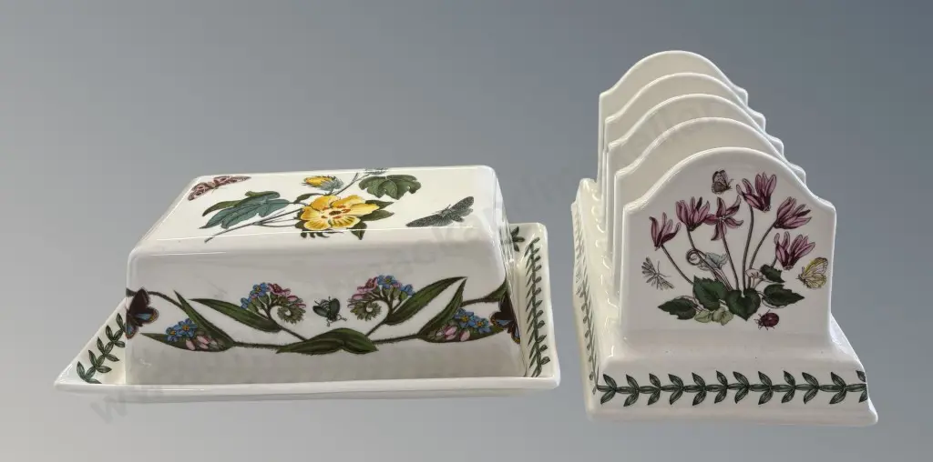 Portmeirion Butter Keep & Toast Rack Image 1++