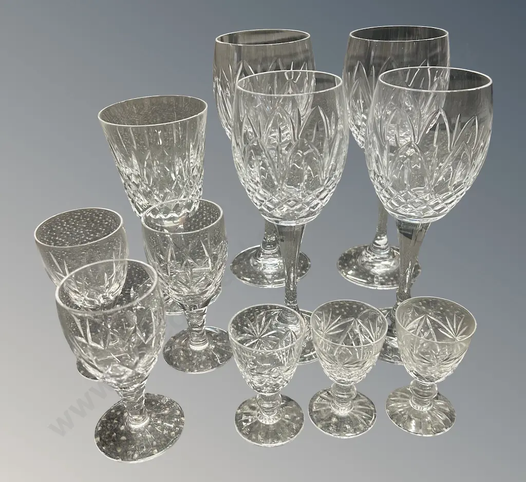 Assorted Cut Crystal Stemware  Image 1++