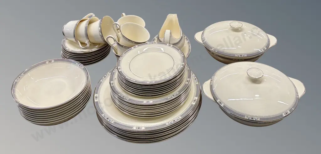 Royal Doulton 'Melissa' Bone China Dinner Set, 52pces Image 1++