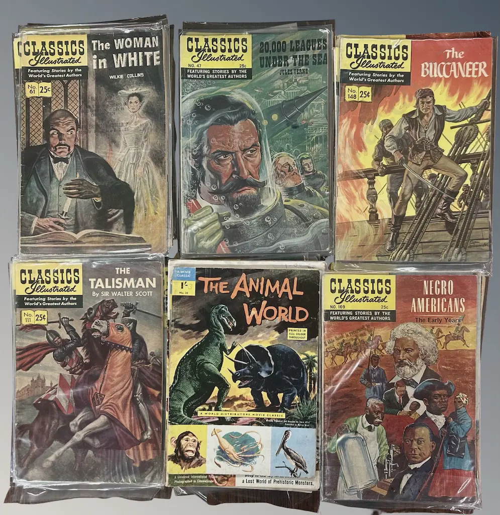 Classics Illustrated Comic Books - Qty 56 Image 1++