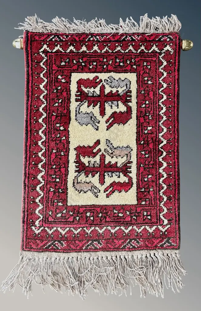 Wall Hanging Persian Prayer Rug , 70x48cm Image 1++