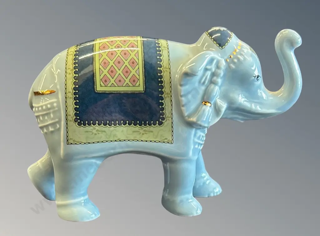 Wedgewood Ceramic Indian Elephant, L11xH8cm Image 1++