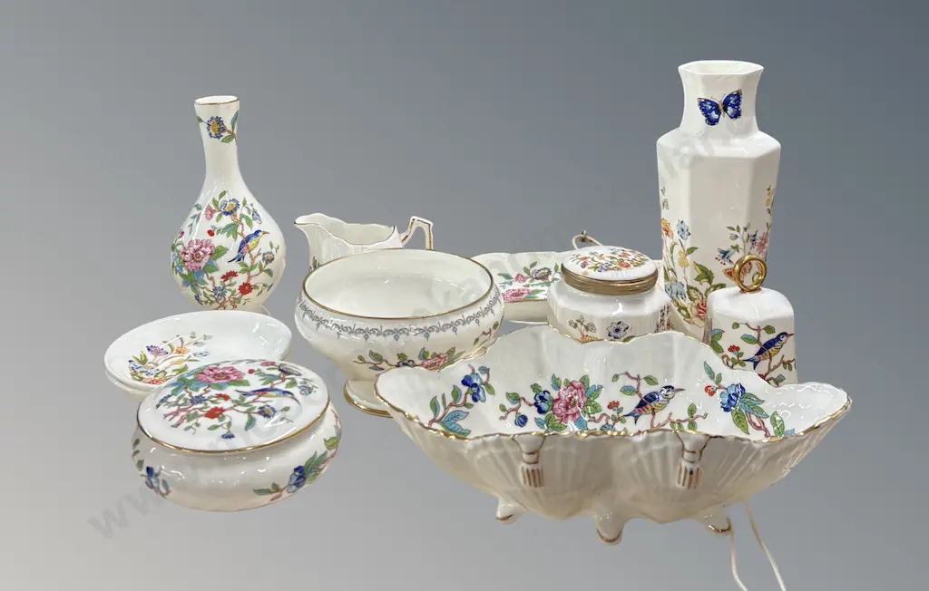  Assorted Aynsley China, 12 pieces Image 1++