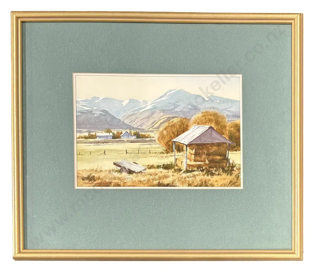 Garrick Tremain - Millbrook Farm, 1995, watercolour on paper, 180x270mm Image 1++