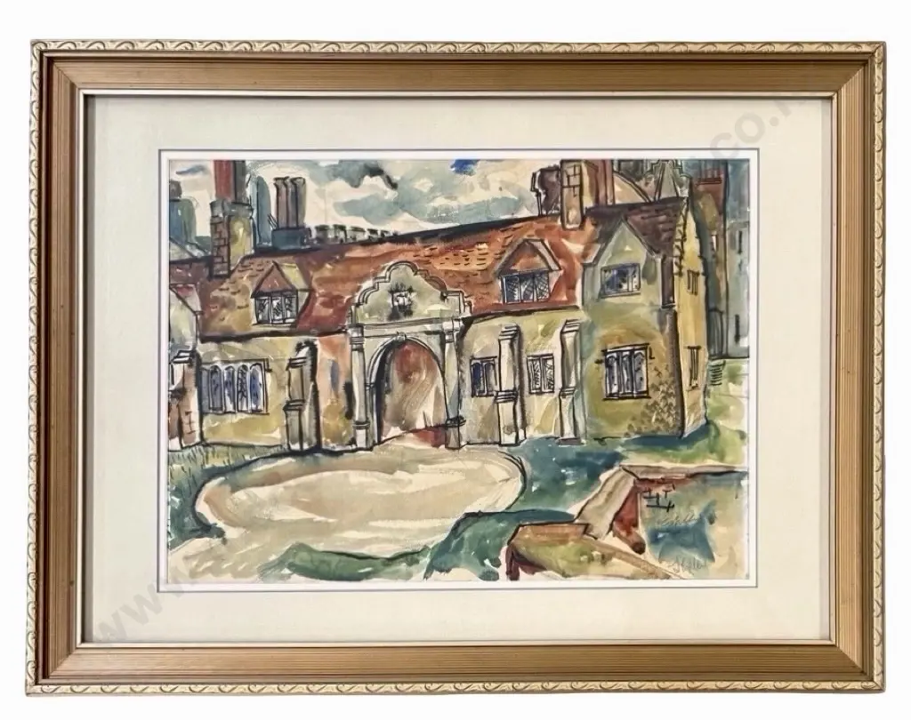 Tom Esplin - Manor House, watercolour on paper, 300x400m Image 1++