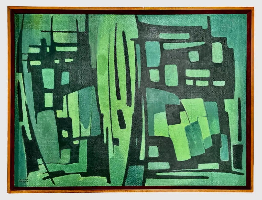 Clifford Brunsden - Cool Reflections, oil on canvas, 740x1000mm Image 1++