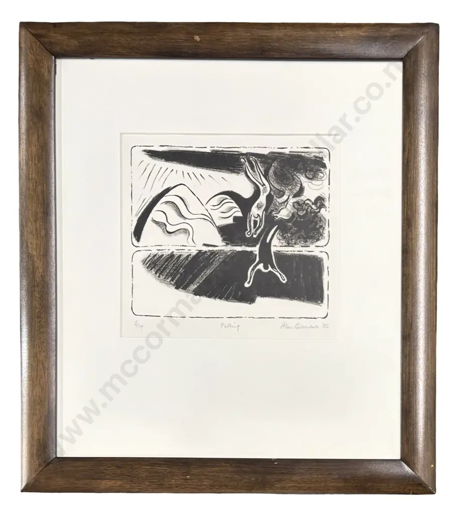 Alan Gillderdale - Falling,1986, WOP, 5/14, 240x260mm Image 1++