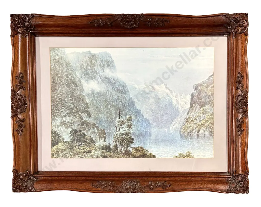 John Gully - Milford Sound, print, 390x590mm Image 1++