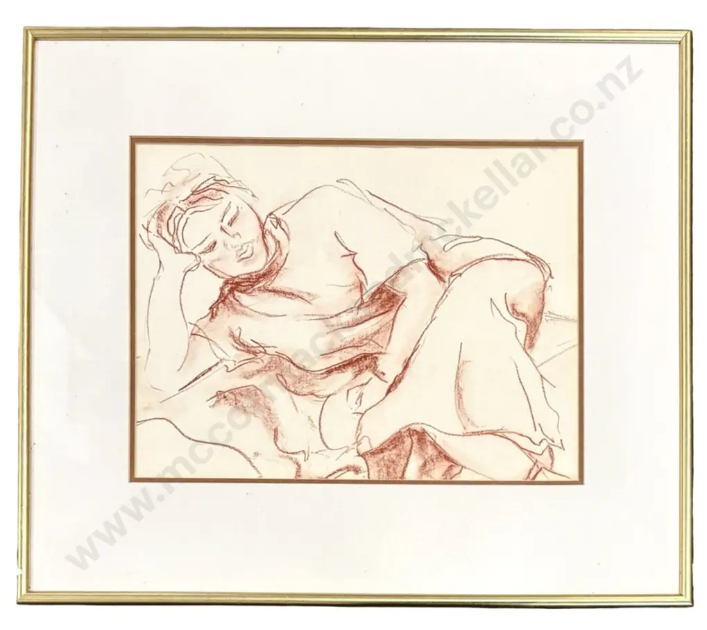 Unsigned - Figure Study, graphite on paper, 300x400mm Image 1++