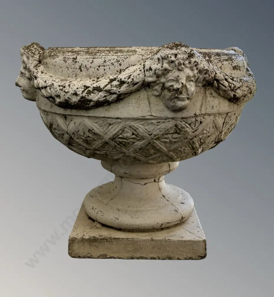 Concrete Classical Garden Urn, H52xDia62cm (AF to base) Image 1++