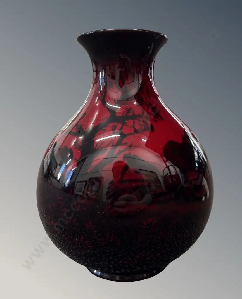 Royal Doulton Flambe Vase H20cm Image 1++