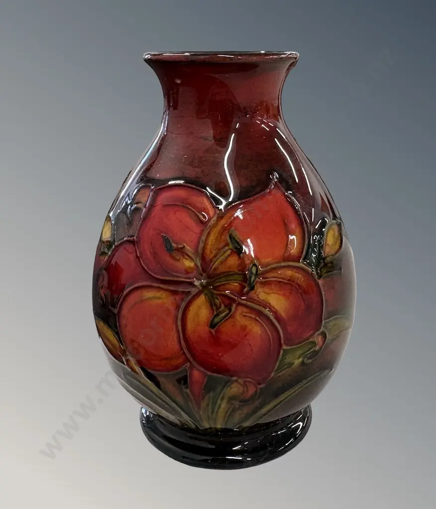 Moorcroft Clematis Vase H10cm Image 1++