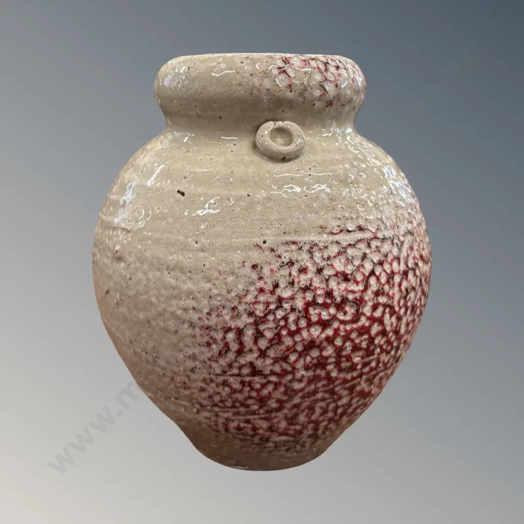 Averil Cave Mottled Pottery Vase H18cm Image 1++