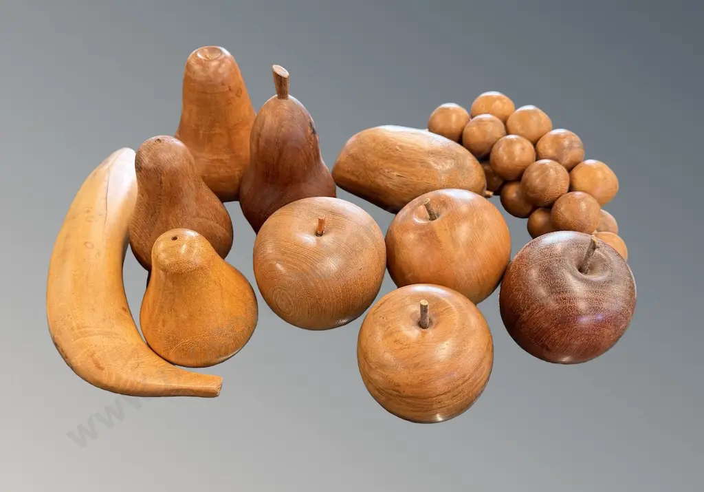 Selection of Wooden Carved Fuit Image 1++