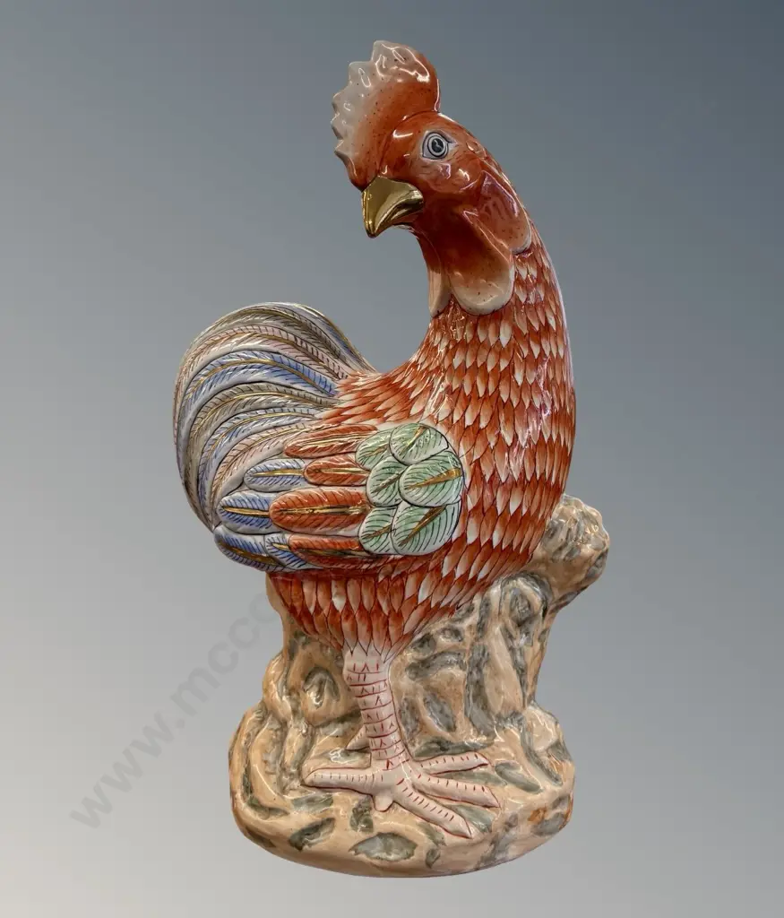 Large Ceramic Rooster H45cm Image 1++