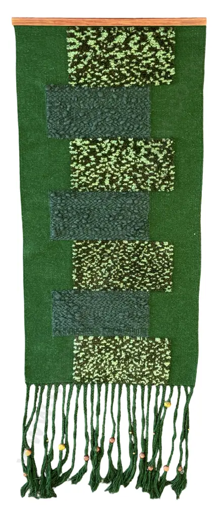 Pat Wilkinson - Textile Wall Hanging, 210x79cm Image 1++
