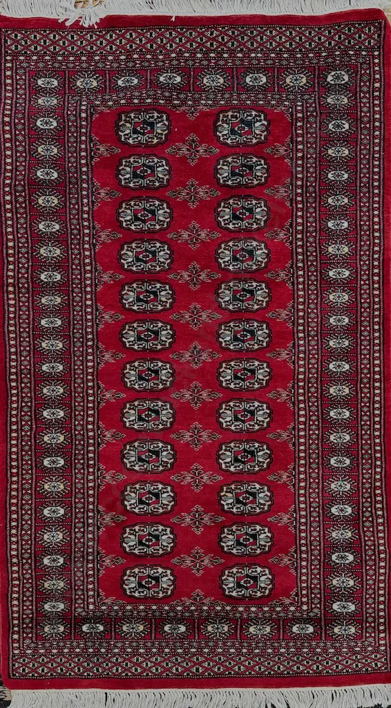 Persian Rug - Red, Cream and Black Tones 162x92cm Image 1++