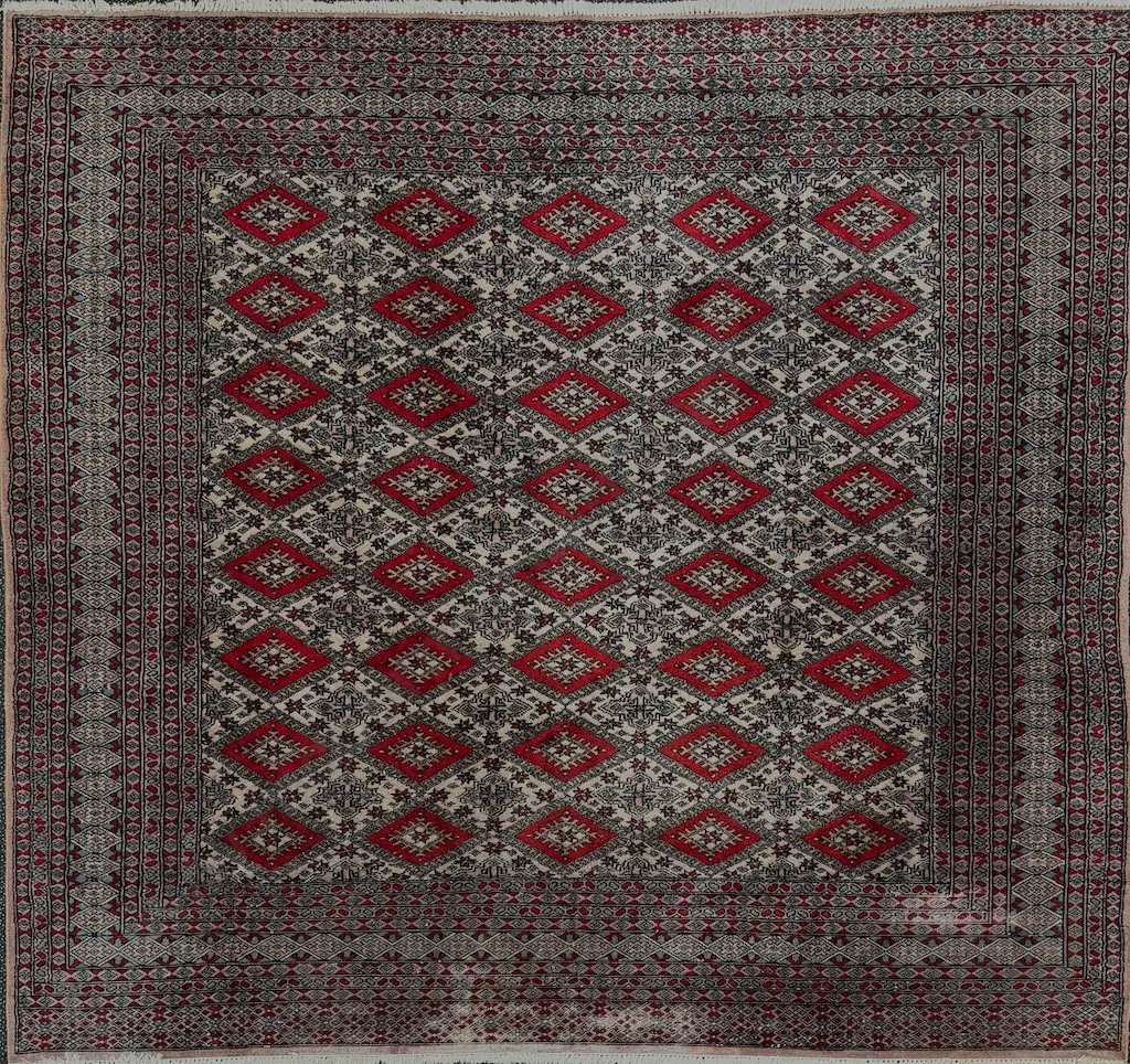 Persian Rug - Brown, Red and Cream Tones 185x171cm Image 1++