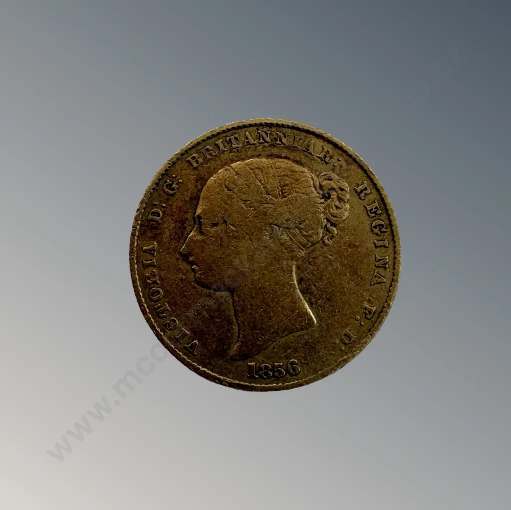 Rare 1856 Sydney Half Sovereign Image 1++