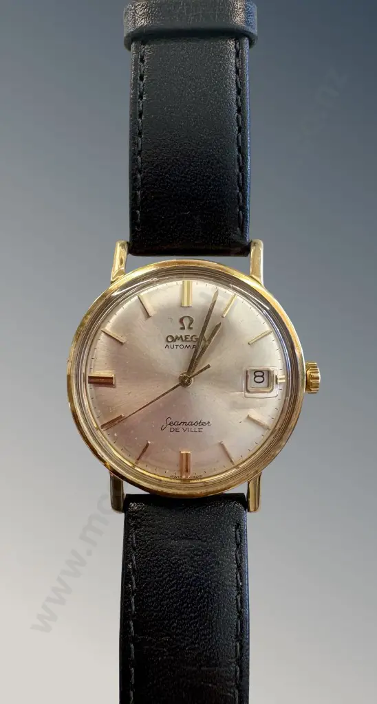18ct Gold Omega Seamaster De Ville Automatic Wristwatch TW42.31gms Image 1++