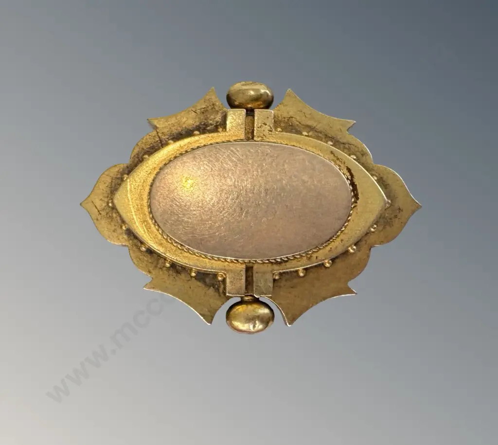 18ct Gold Brooch, TW13.22gms Image 1++