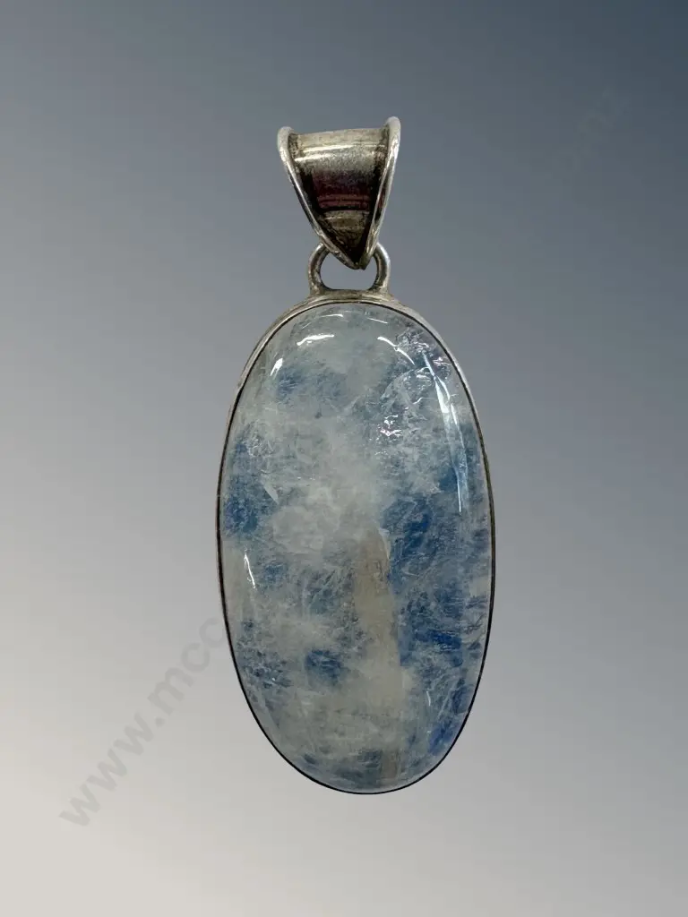 Sterling Silver Moonstone Pendant L5cm Image 1++