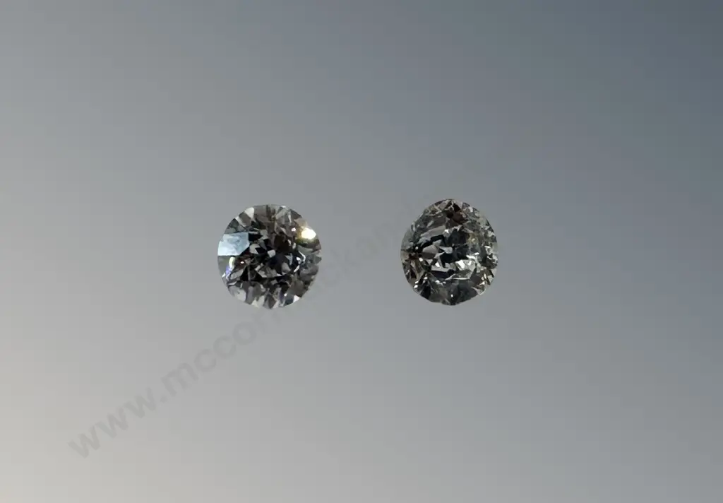 Two Loose Old European Cut Diamonds 0.21ct each, Colour H-I, Clarity VS Image 1++