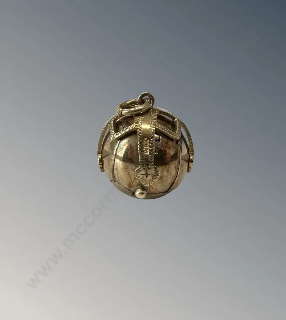 Gold Masonic Orb Pendant Image 1++