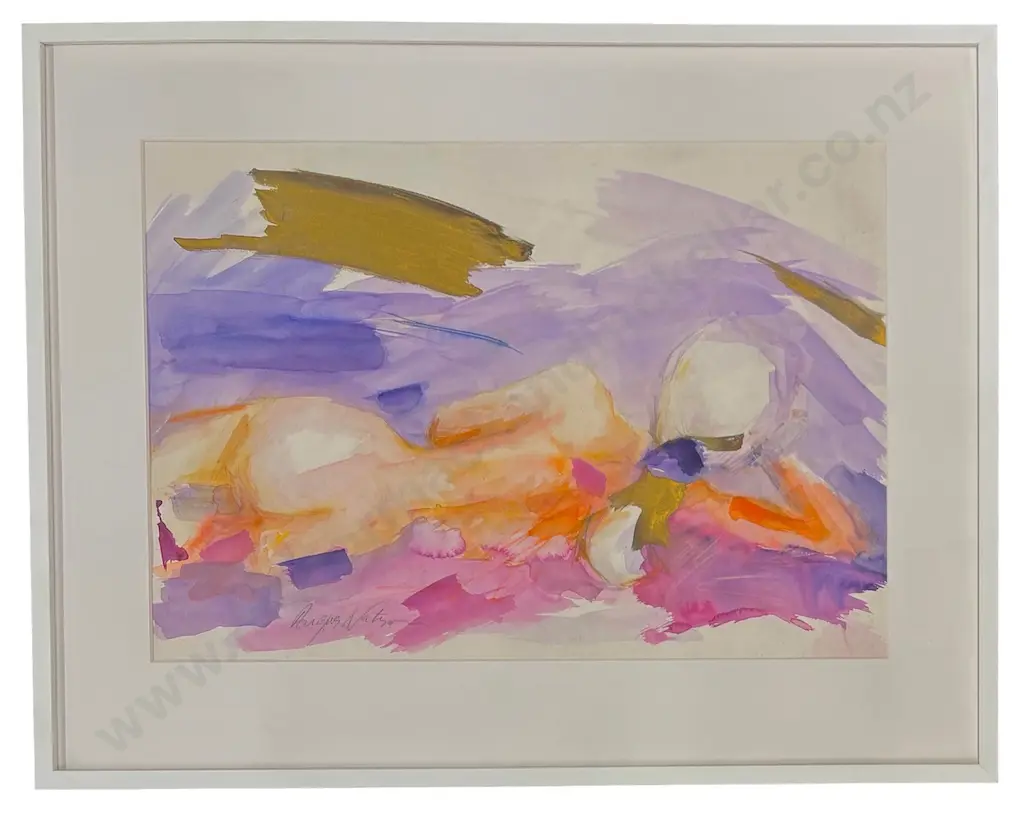 Angus Watson - Nude Study, watercolour on paper, 530x745mm Image 1++