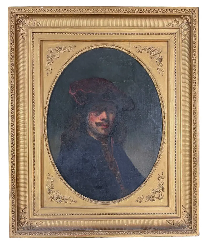 Unsigned - Victorian Portrait in Gilt Frame, oil on canvas, 640x480mm Image 1++