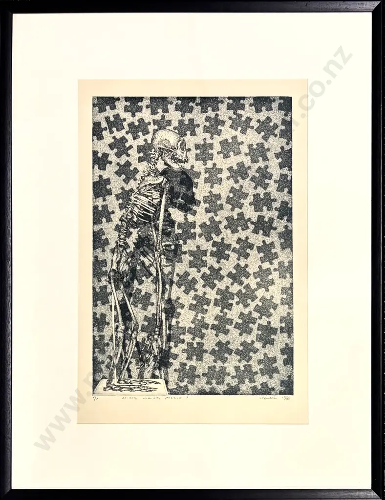 Barry Cleavin - Spider Monkey Puzzle, 1996 T/P on paper, 500x340mm Image 1++