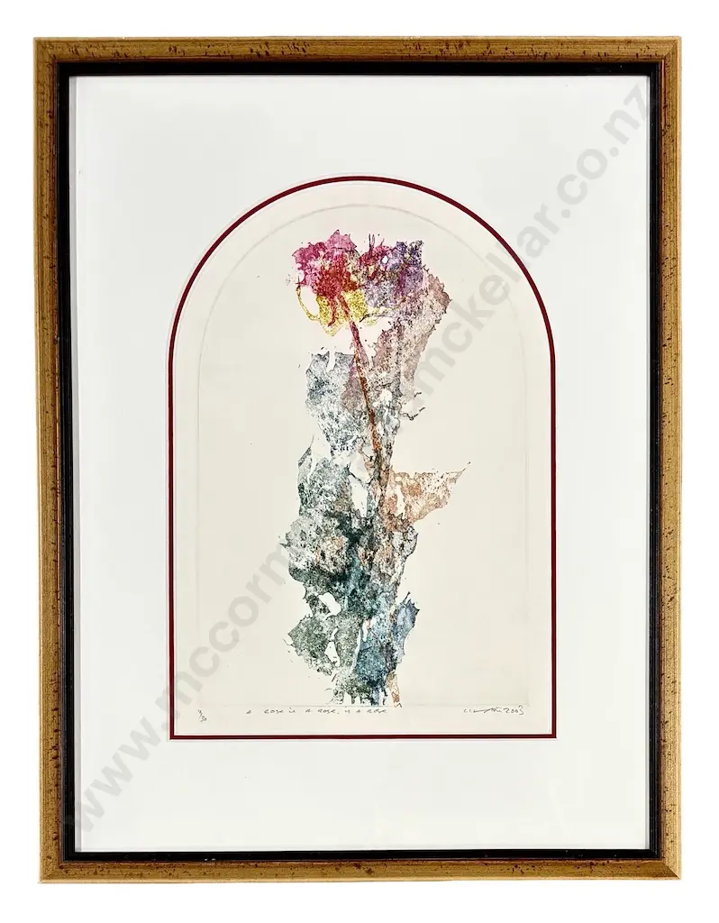 Barry Cleavin - A Rose is a Rose, Is A Rose, etching 16/30, 330x220mm Image 1++