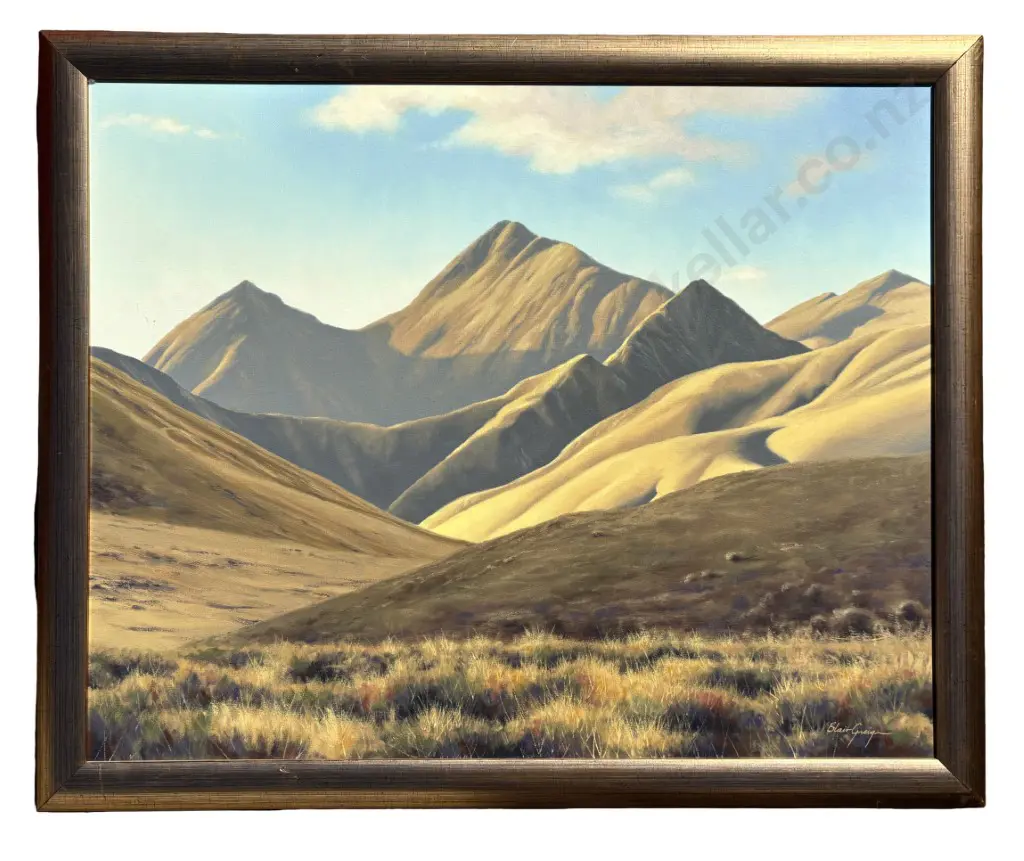 Blair Greig - The Lindis, oil on canvas, 595x750mm Image 1++