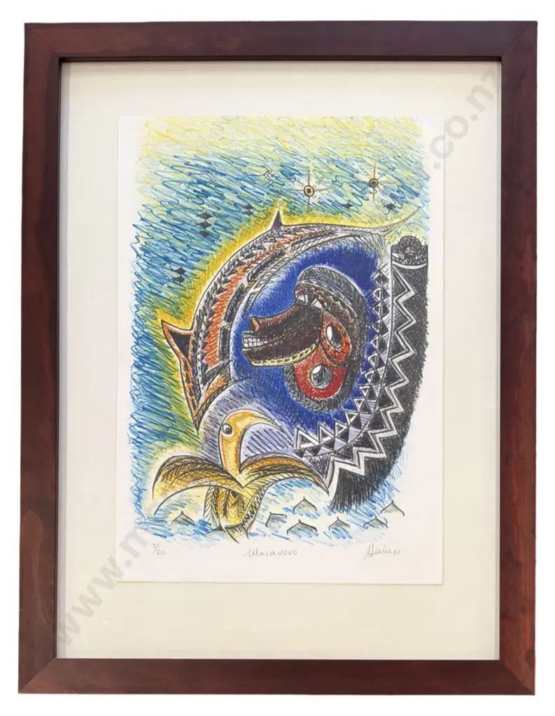 Fatu Feu'u - Maravovo, 7/20 screenprint on paper, 555x390mm Image 1++
