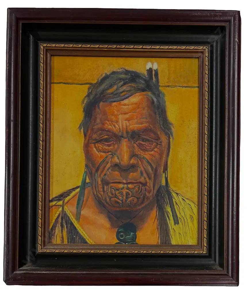 Keith Wilson -  Study of a Painting by CF Goldie, oil on board, 300x240mm Image 1++