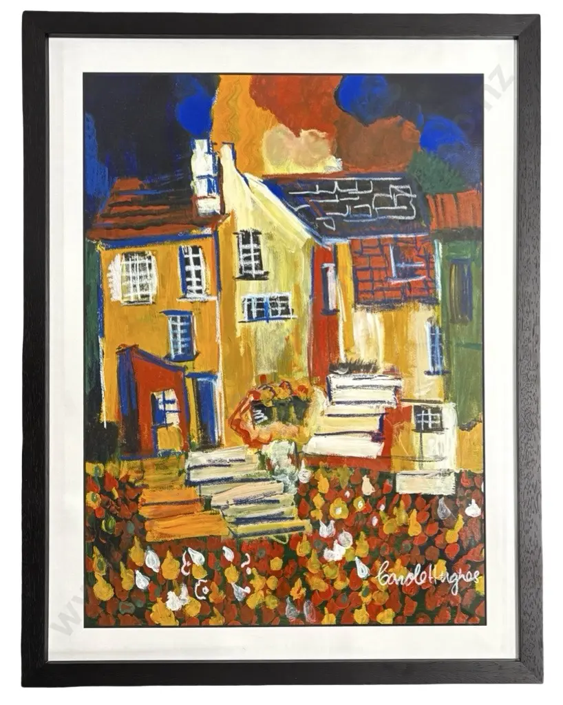 Carole Hughes - City House, oil on paper, 700x510mm Image 1++