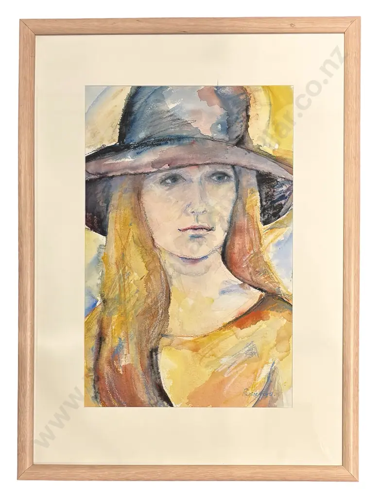 Rosie Ford, Dark Eyes, watercolour on paper, 550x350mm Image 1++
