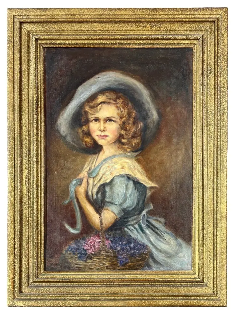 Vera G Curtis - Ruth, oil on canvas, 600x390mm Image 1++