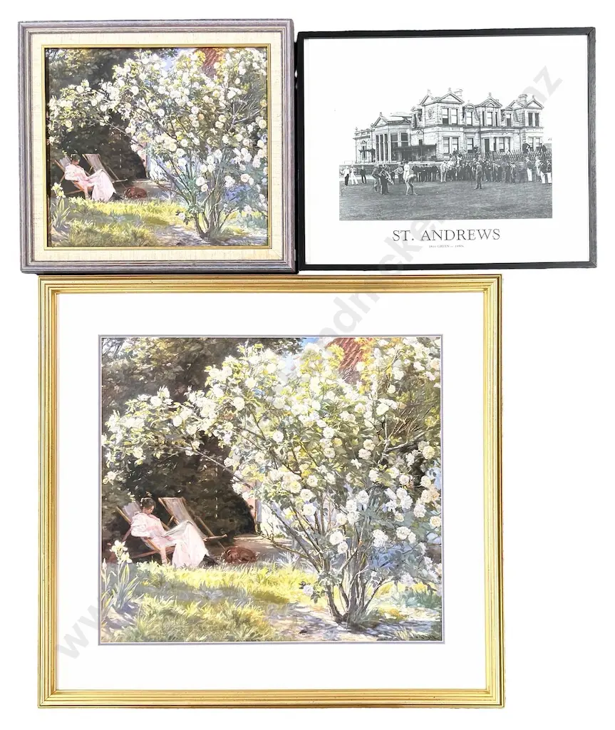 Peter Krayer - Roses, print on paper and print on canvas (2), 540x600mm & 350x390mm Image 1++