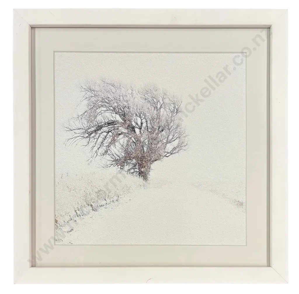 Jo Boyd - Snowy Road, Maniototo, WOP, 230 x 230mm Image 1++